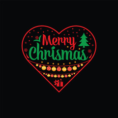 Christmas T-shirt Design Vector Graphic
