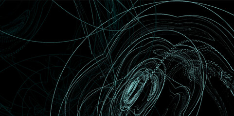 Decorative pattern with tangled curved lines. Random chaotic lines abstract geometric pattern vector background. abstract geometric pattern vector background. stroke on a transparent background.