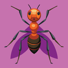 Colorful ant image abstract art colorful background nice image.
