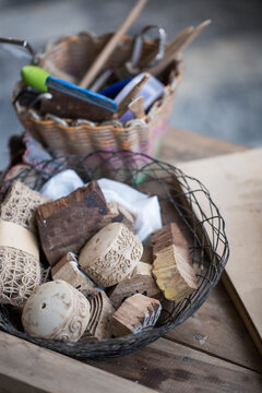 Tools used in pottery making