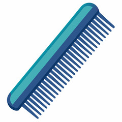 Comb Art Vector on White Background