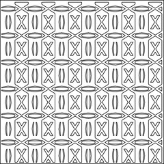 Striped patterns. Digital design.Black and white pattern for web page, textures, card, poster, fabric, textile.White wallpaper.