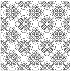Striped patterns. Digital design.Black and white pattern for web page, textures, card, poster, fabric, textile.White wallpaper.