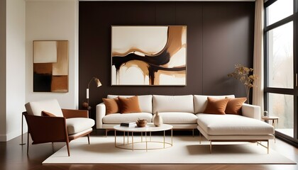 Photo interior modern design room 3d illustration