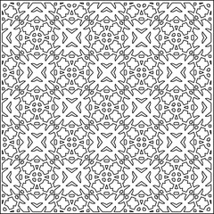 Striped patterns. Digital design.Black and white pattern for web page, textures, card, poster, fabric, textile.White wallpaper.