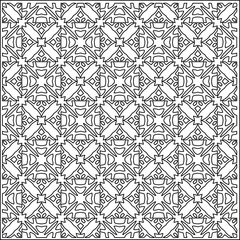 Striped patterns. Digital design.Black and white pattern for web page, textures, card, poster, fabric, textile.White wallpaper.