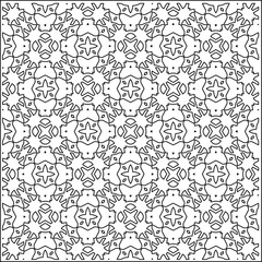 Striped patterns. Digital design.Black and white pattern for web page, textures, card, poster, fabric, textile.White wallpaper.