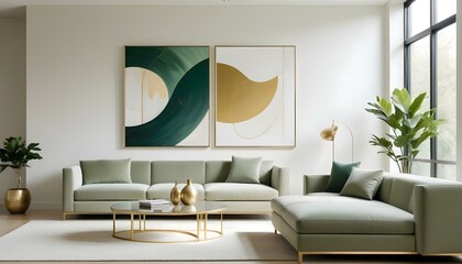 Photo interior modern design room 3d illustration