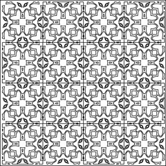 Striped patterns. Digital design.Black and white pattern for web page, textures, card, poster, fabric, textile.White wallpaper.