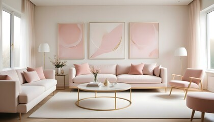 Photo interior modern design room 3d illustration