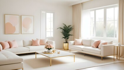 Photo interior modern design room 3d illustration