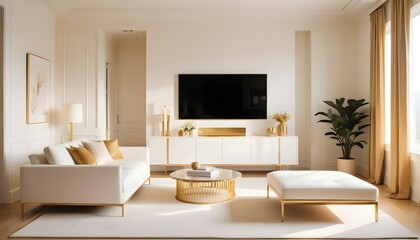 Photo interior modern design room 3d illustration