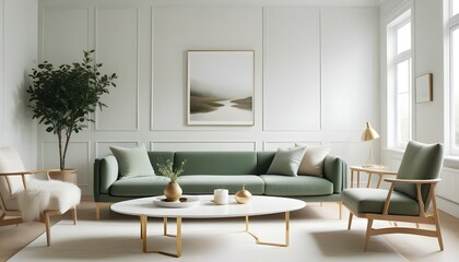 Photo interior modern design room 3d illustration