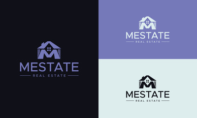 Real estate logo realtor logo property logo design vector template