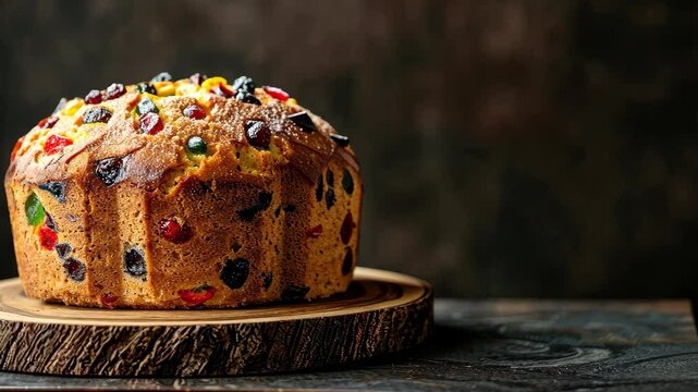 Making traditional panettone at Panettone Copy Spa in December with fresh ingredients