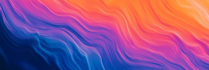 Vibrant abstract design featuring orange, blue, purple, and mauve textures for wall art decor
