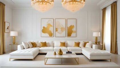 Photo interior modern design room 3d illustration