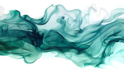 Curd ink in water, abstract shape, high resolution