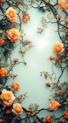 autumn background with leaves