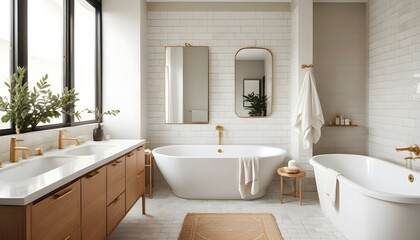 Photo interior modern design room 3d illustration