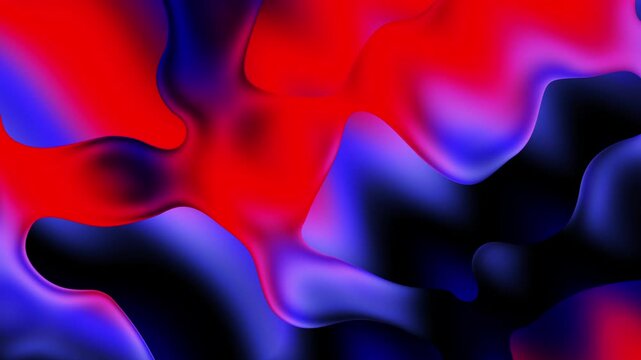 Looping Dark blue and red gradient background with a black swirl, perfect background for promotional materials, design projects, or abstract