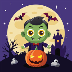 Hallowen vector illustration 