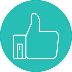 Thumb Up Vector Icon