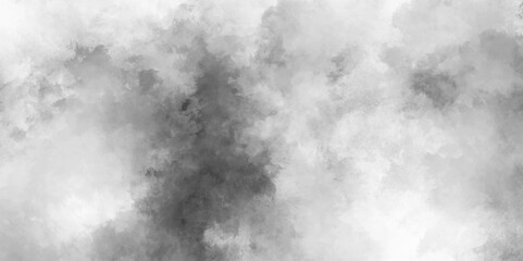abstract gray watercolor cloudy grunge texture, black and white grunge background texture ,Monochrome smeared gray aquarelle painted paper textured canvas for design.