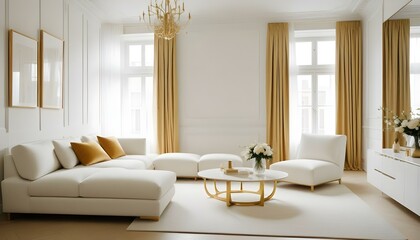 Photo interior modern design room 3d illustration