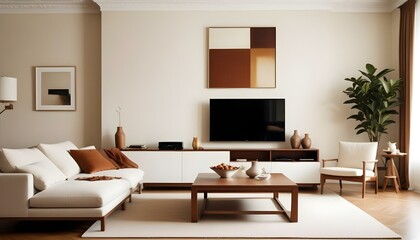 Photo interior modern design room 3d illustration