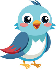 Obraz premium cute-bird artwork victor