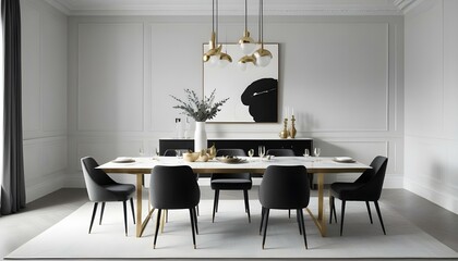 Photo interior modern design room 3d illustration