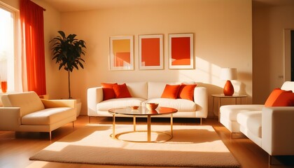 Photo interior modern design room 3d illustration