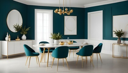Photo interior modern design room 3d illustration