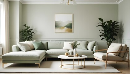 Photo interior modern design room 3d illustration