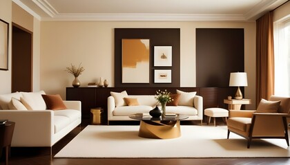 Photo interior modern design room 3d illustration