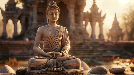buddha statue at temple