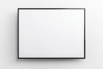 TV screen mockup on isolated background created with Generative AI