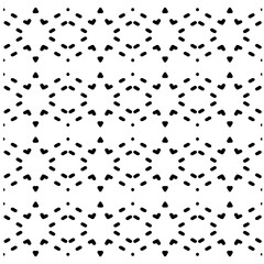 Vector monochrome pattern, Abstract texture for fabric print, card, table cloth, furniture, banner, cover, invitation, decoration, wrapping.Seamless repeating pattern.Black and white color.