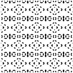 Vector monochrome pattern, Abstract texture for fabric print, card, table cloth, furniture, banner, cover, invitation, decoration, wrapping.Seamless repeating pattern.Black and white color.