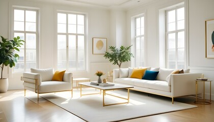 Photo interior modern design room 3d illustration