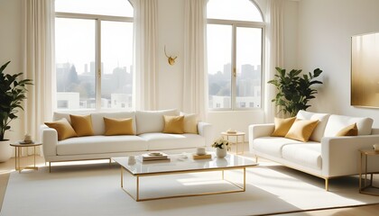 Photo interior modern design room 3d illustration