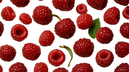 pattern with raspberries