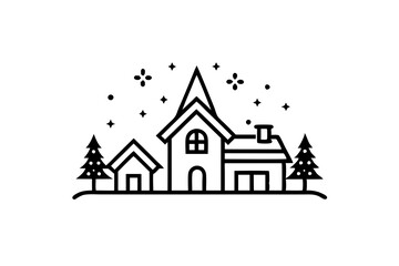 illustration of a church