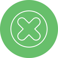 Fototapeta premium Cancel Vector Icon