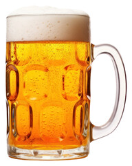 PNG German beer mug drink lager glass.
