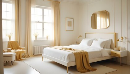 Photo interior modern design room 3d illustration