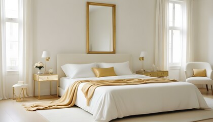 Photo interior modern design room 3d illustration