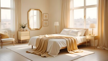 Photo interior modern design room 3d illustration