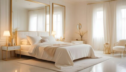 Photo interior modern design room 3d illustration